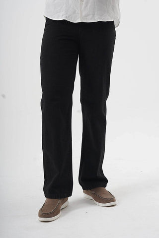 Midnight Black Straight-Leg Jeans – Effortlessly Cool - Ecowears.pk