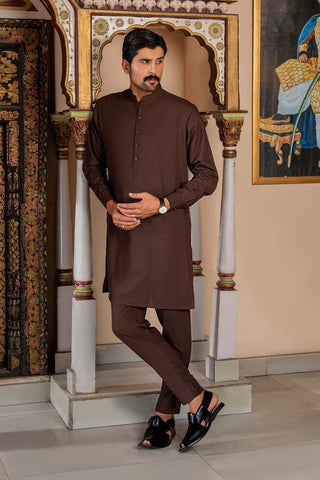 Stylish Brown Kurta – Comfortable, Traditional, and Perfect for Any Occasion - Ecowears.pk