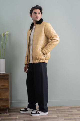 Burnt Orange Puffer Jacket