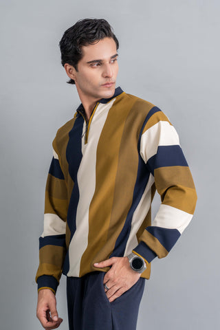 Retro Stripe Sweatshirt