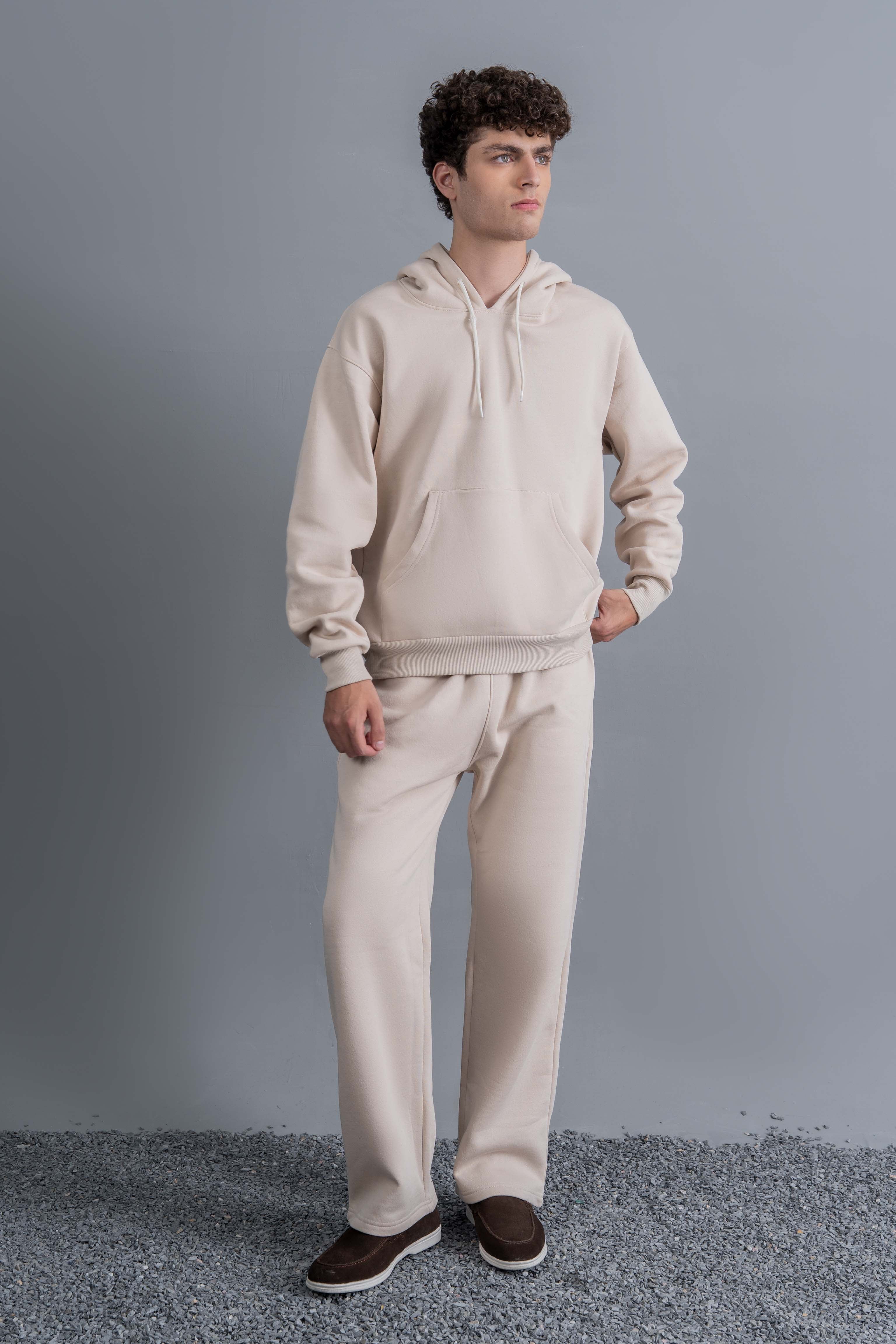 
                          Beige Relaxed Twin Set Ecowears Store
                        