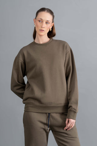 Mocha Crew Sweatshirt