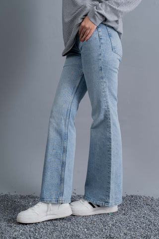 Sky Fade Flare Denim
