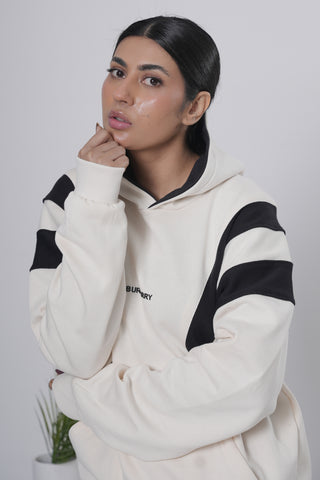 Off-White & Black Block Hoodie