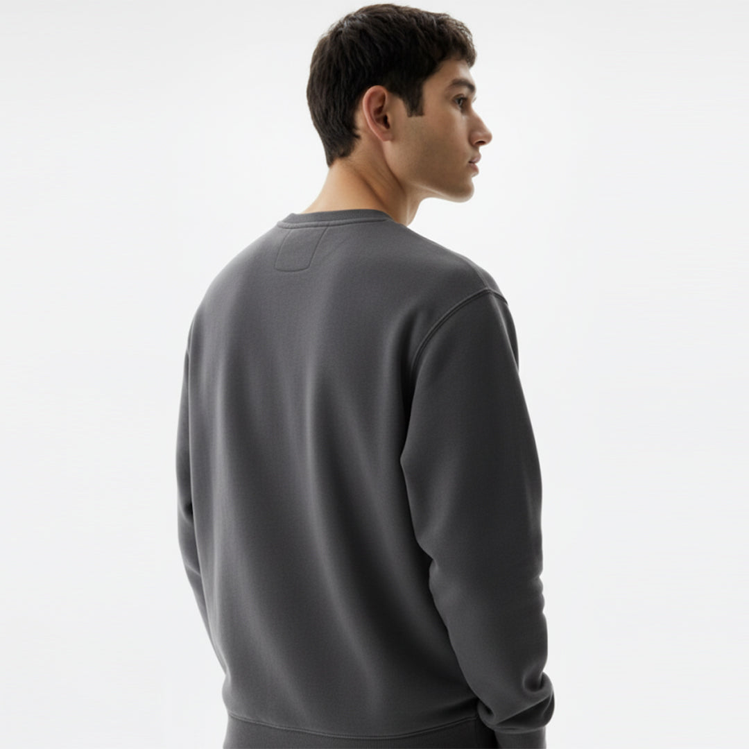 Classic Crewneck Sweatshirt – Charcoal Grey