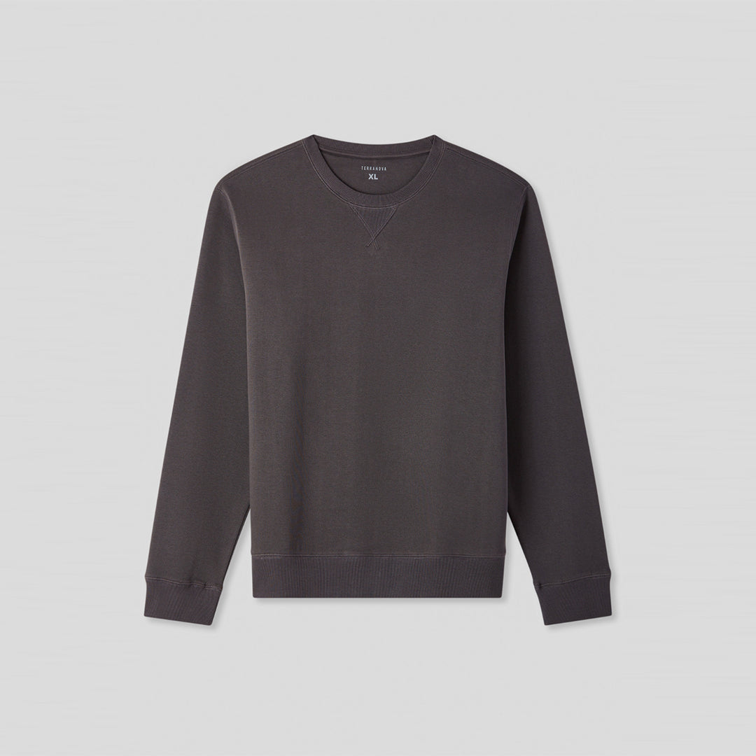 Classic Crewneck Sweatshirt – Charcoal Grey