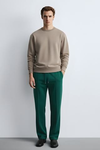 Relaxed Fit Trousers - Aqua Green