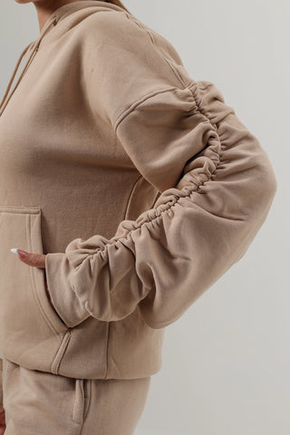 Light Beige Full Tracksuit Set