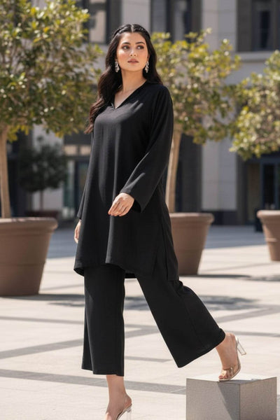 Black Premium Co-ord Set - Ecowears.pk