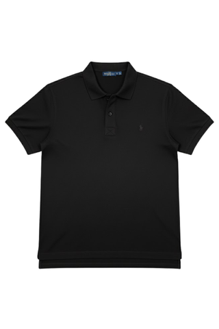 Solid Black Polo Shirt for Men