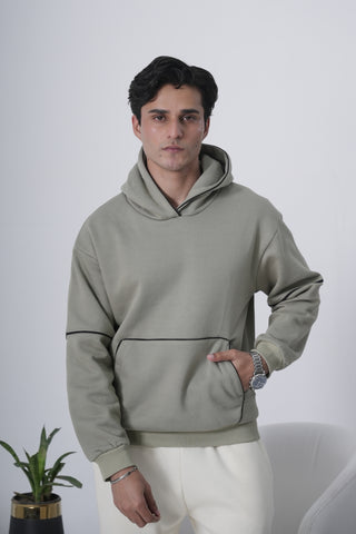 Olive Green Classic Fit Hoodie