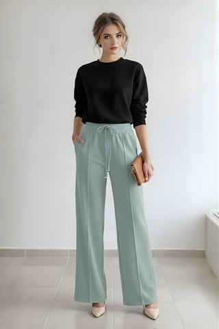 Cloud Mist Relaxed Trousers