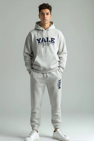 Grey Yale Hoodie & Jogger Set