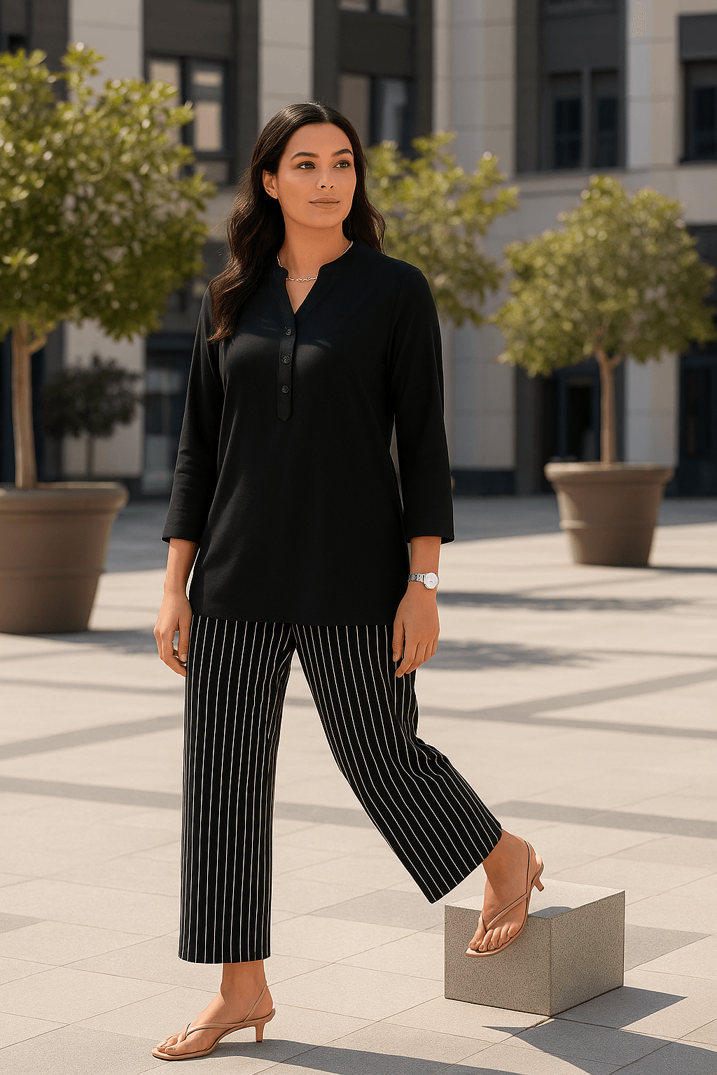 Black Eclipse Co-ord Set - Ecowears.pk