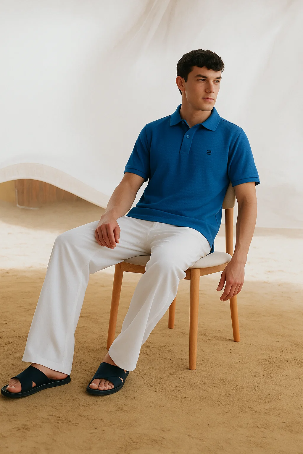Classic Blue Polo Shirt – Timeless Style