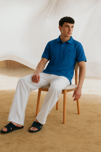 Classic Blue Polo Shirt – Timeless Style