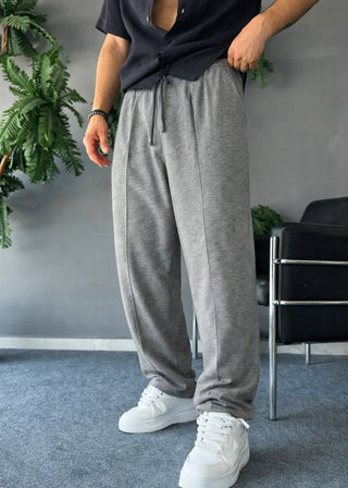 Relax Fit Trousers - Light Grey Ecowears Store