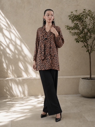 Ebon Luxe Cheetah Shirt
