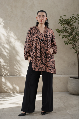 Ebon Luxe Cheetah Shirt