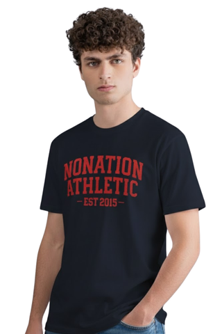 Shadow Leaf Tee Navy Blue - Stylish and Comfortable T-Shirt for Everyday Wear