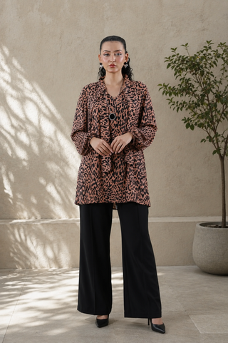 Ebon Luxe Cheetah Shirt