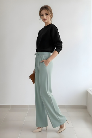 Cloud Mist Relaxed Trousers