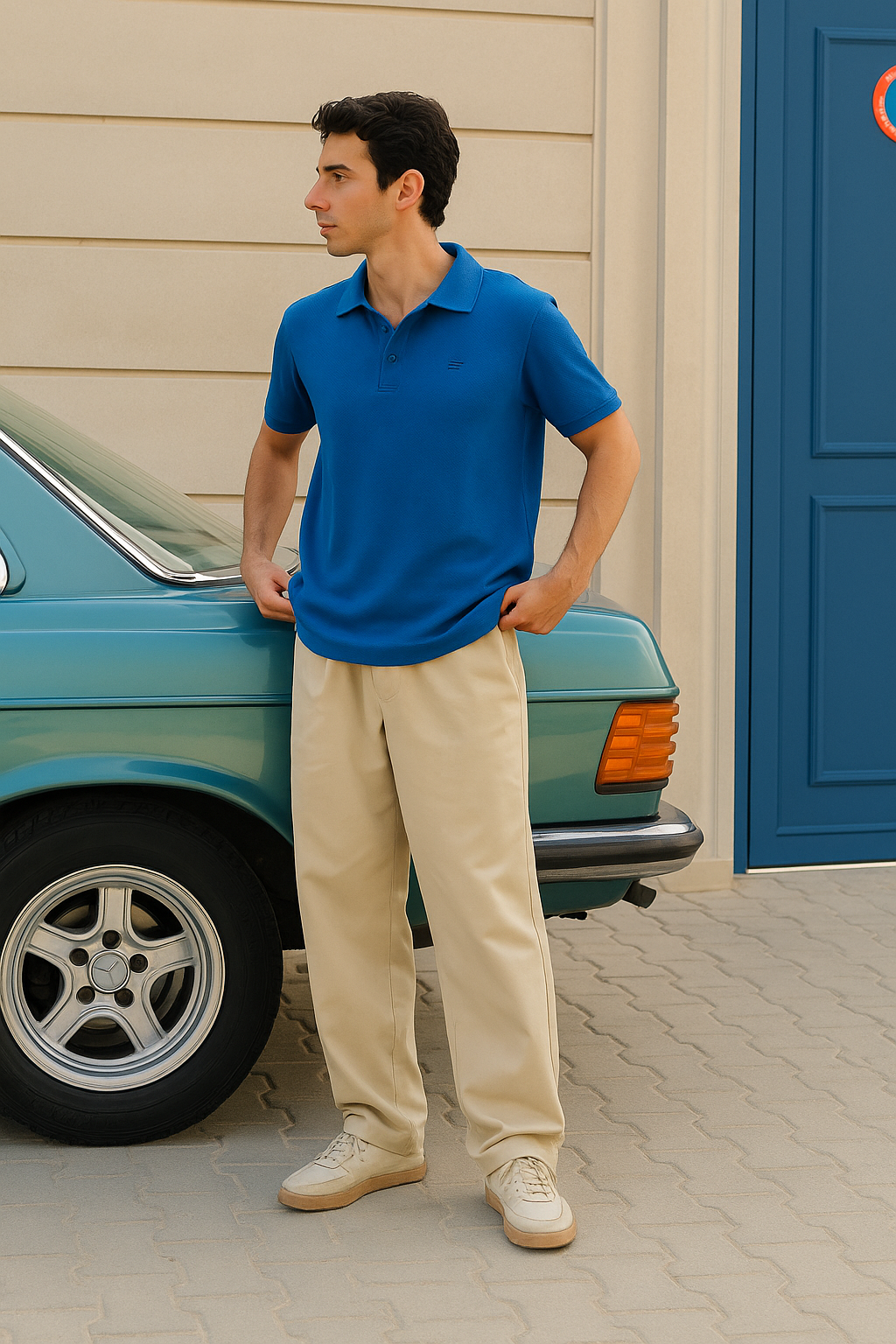 Classic Blue Polo Shirt – Timeless Style