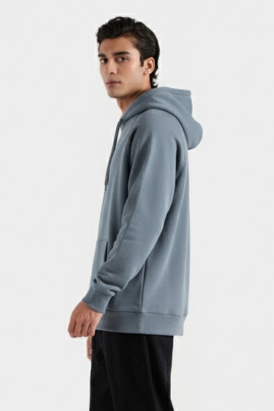 Frost Blue Fleece Hoodie