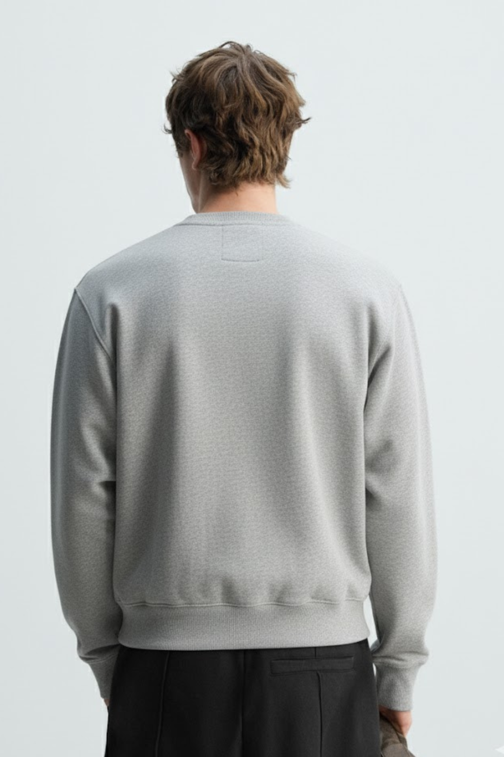 Classic Heather Grey Crewneck Sweatshirt