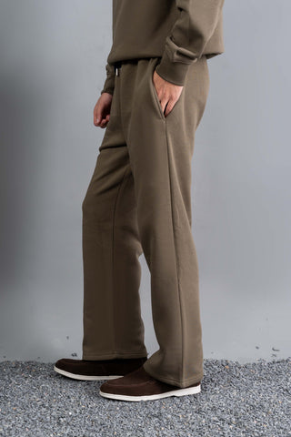 Olive Straight Fit Trouser