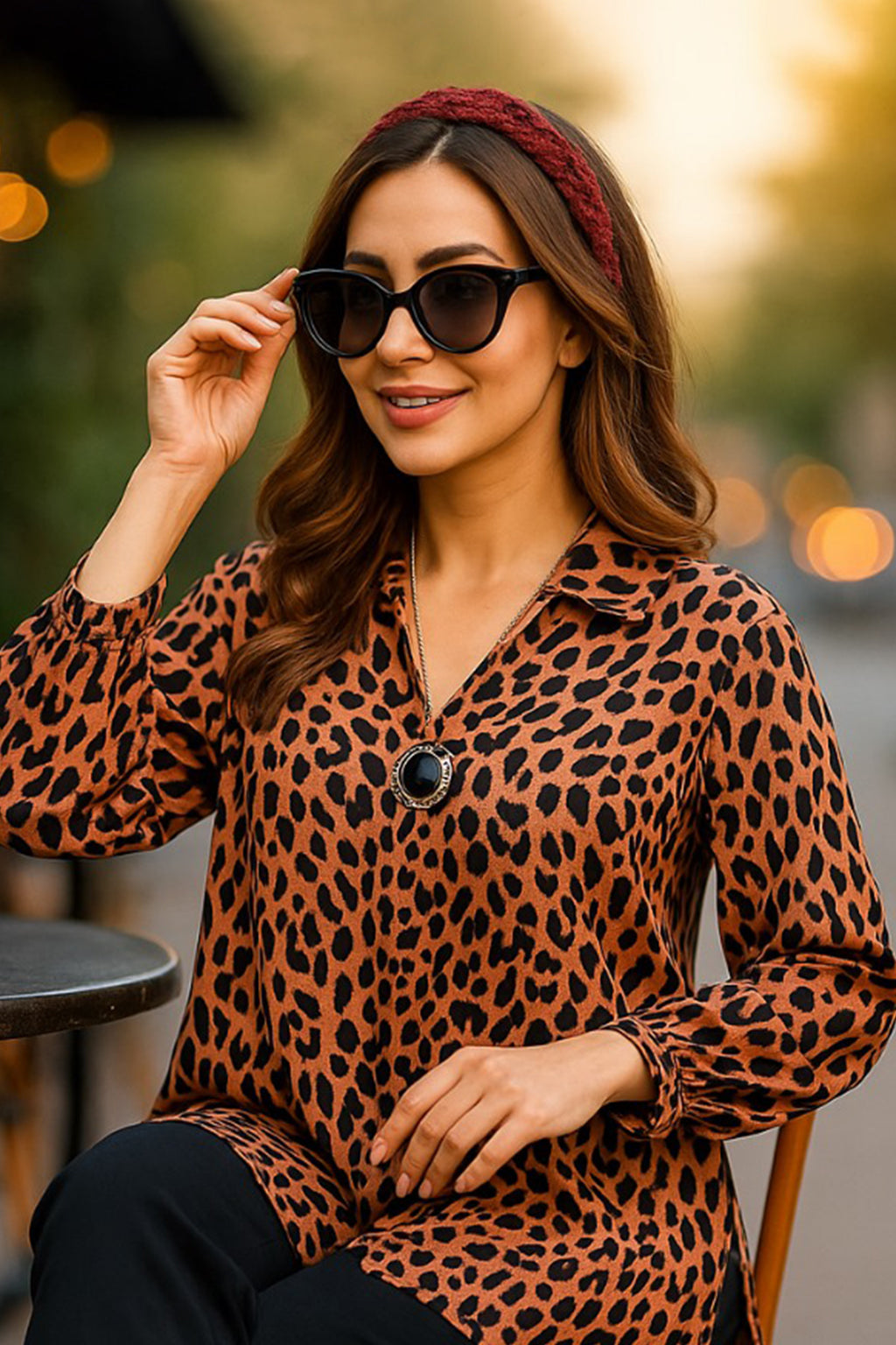 Ebon Luxe Cheetah Set