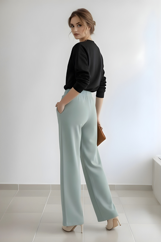 Cloud Mist Relaxed Trousers