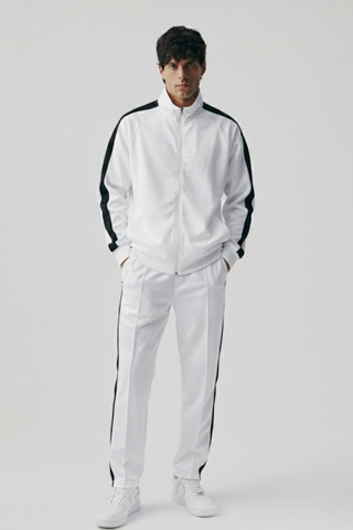 White Panel Tracksuit