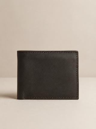 Vanguard RFID-Blocking Espresso Leather Wallet