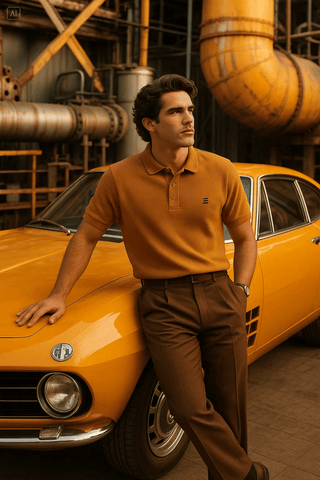 Rust Brown Polo Shirt – Classic Appeal - Ecowears.pk