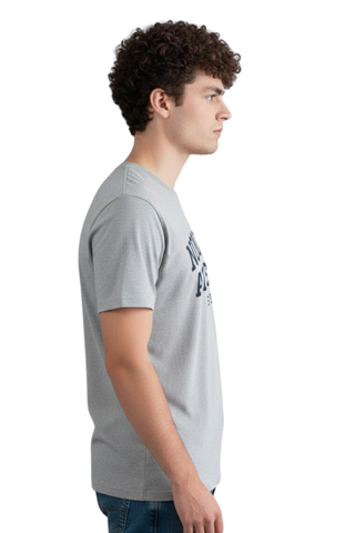 PowderCore Athletic Tee - Heather Gray for Ultimate Performance and Comfort