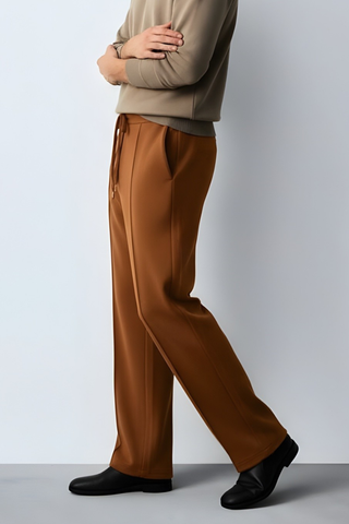 Men’s Relaxed Fit Trouser - Chocolate Brown