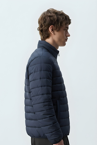 Navy Puffer Jacket