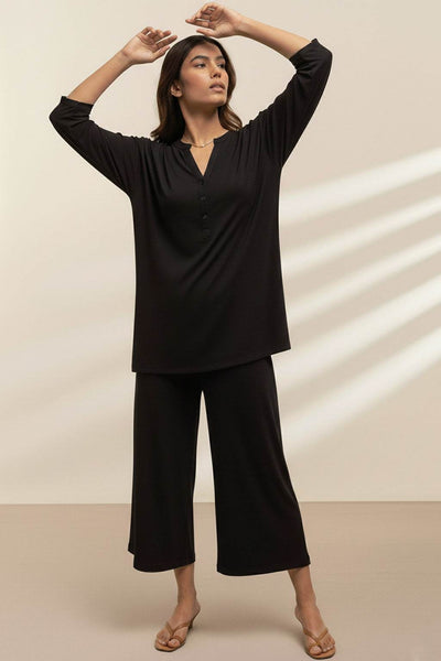 Black Premium Co-ord Set - Ecowears.pk