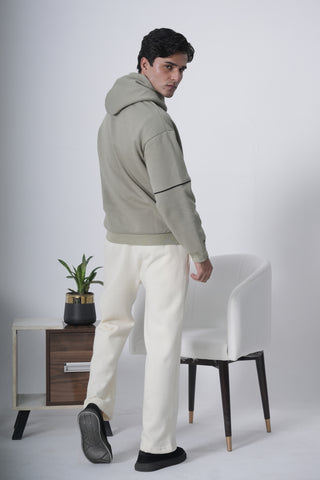 Olive Green Classic Fit Hoodie