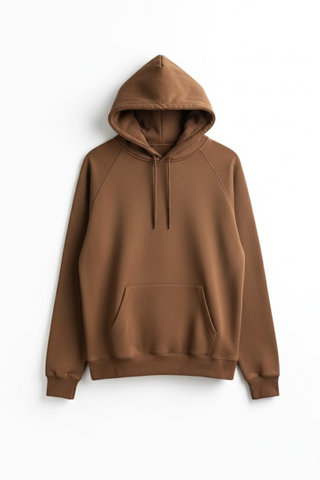 Classic Brown Fleece Hoodie