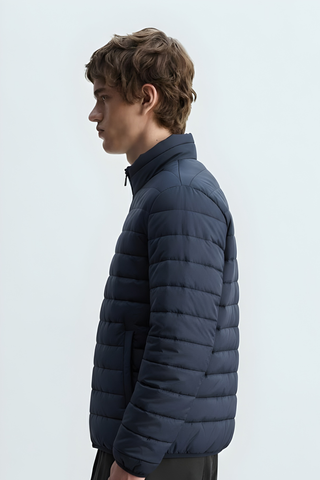 Navy Puffer Jacket