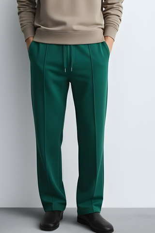 Relaxed Fit Trousers - Aqua Green