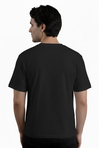Men's Cotton Brazen T-Shirt with Down-Shoulder Design