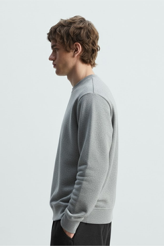Classic Heather Grey Crewneck Sweatshirt