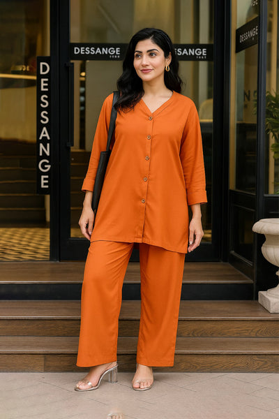 Sunset Ember Co-ord Set for Effortless Style and Comfort in Every Occasion