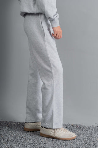 Grey Straight Fit Trouser