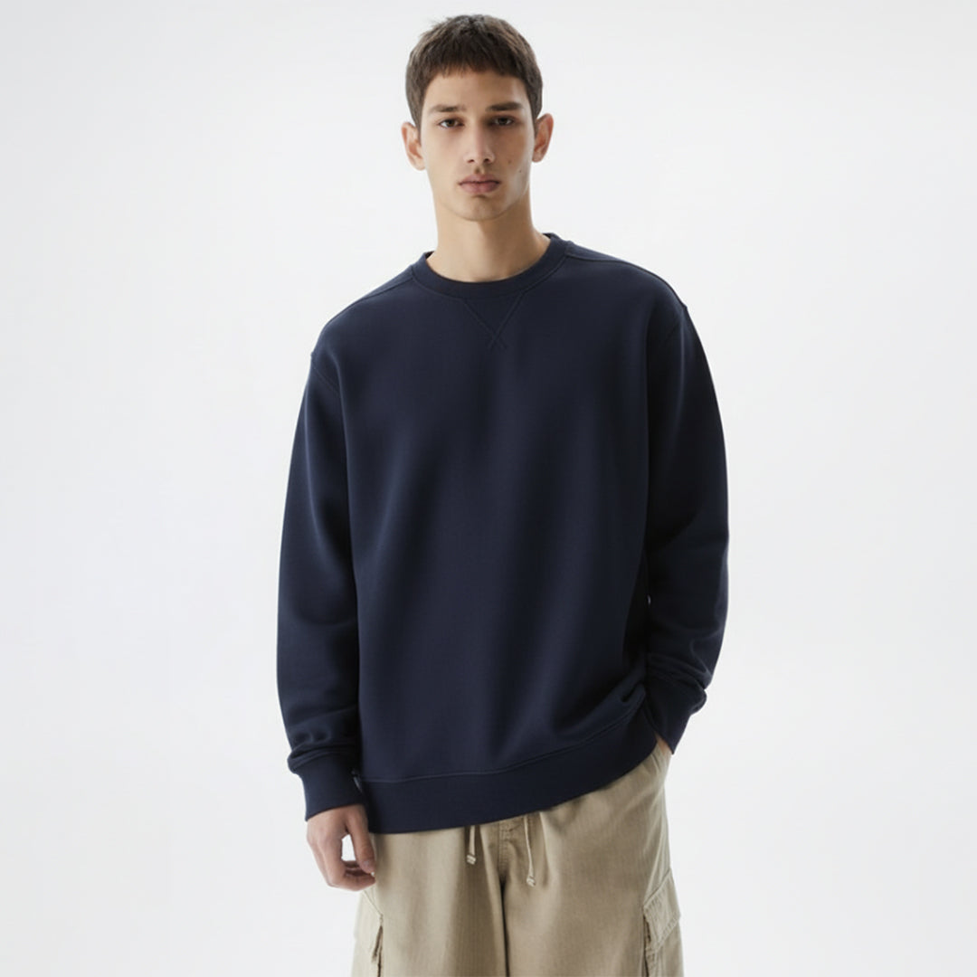 Classic Crewneck Sweatshirt – Navy