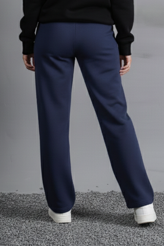 Navy Cotton Lounge Trousers
