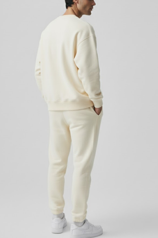 Cream Fleece Tracksuit